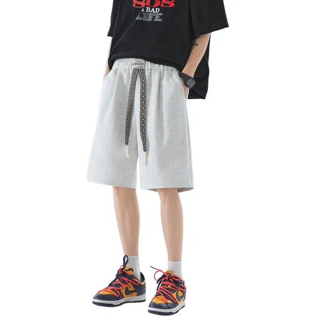 颂希尔 美式潮流宽松百搭时尚帅气休闲短裤 男女同款