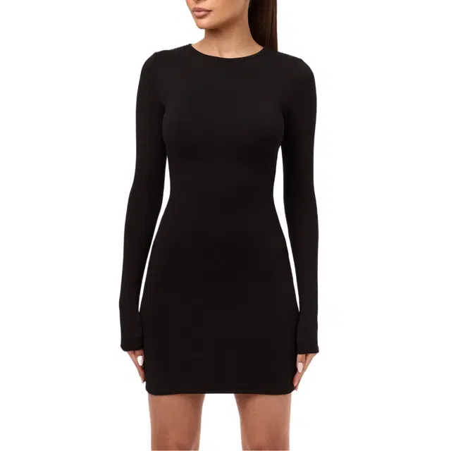 NAKED WARDROBE Bind Sculpt Mini Dress NW