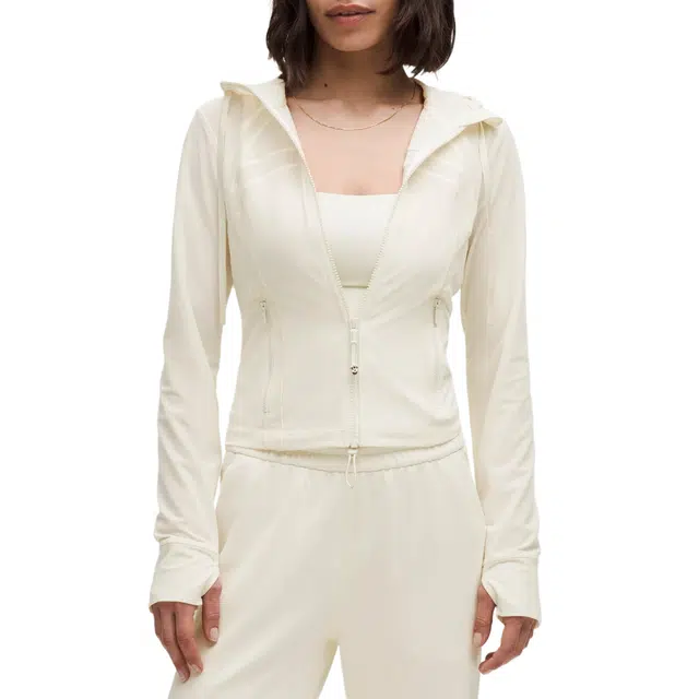 lululemon Define Cropped Hooded Jacket Mesh