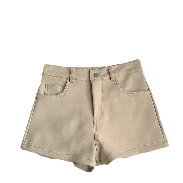 怪力萝莉 外穿高腰热裤辣妹配靴子牛仔短裤 女款