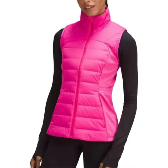 lululemon Down For It All Vest Smoky Lavender