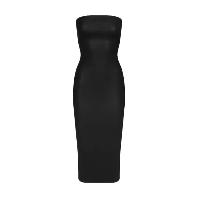 NAKED WARDROBE Tube Midi Dress Crocodile