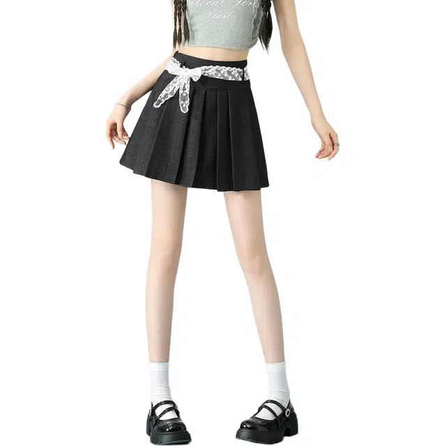 法文箱子 春,夏,秋 高级感半身裙休闲短裙 宽松 女款