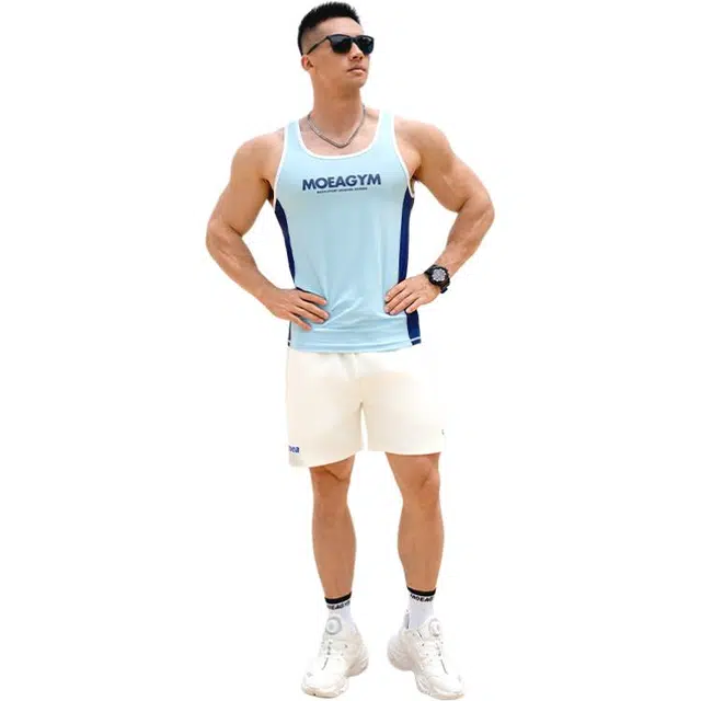 墨立方 潮流户外休闲运动健身背心 男款