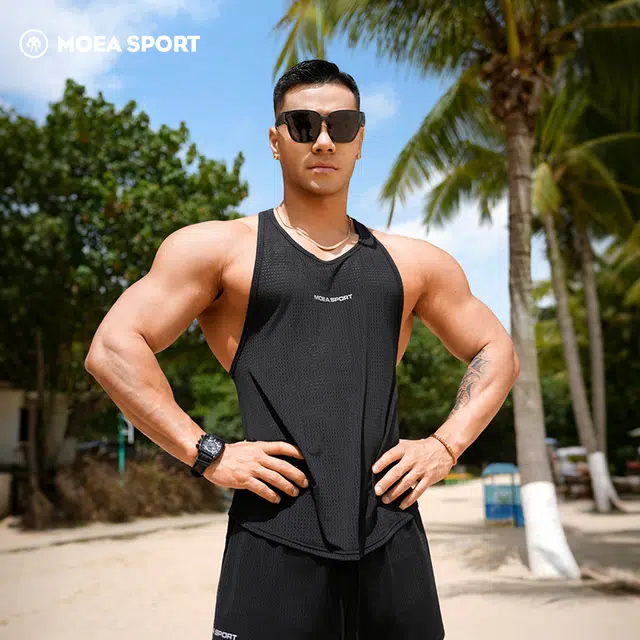 墨立方 轻松运动直接感受风与自由背心 男款