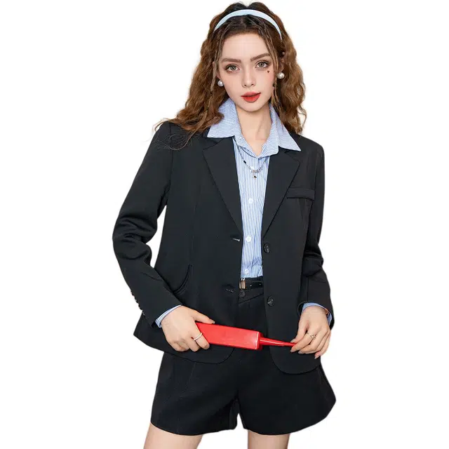 法文箱子 春秋高级感时尚休闲西装 女款