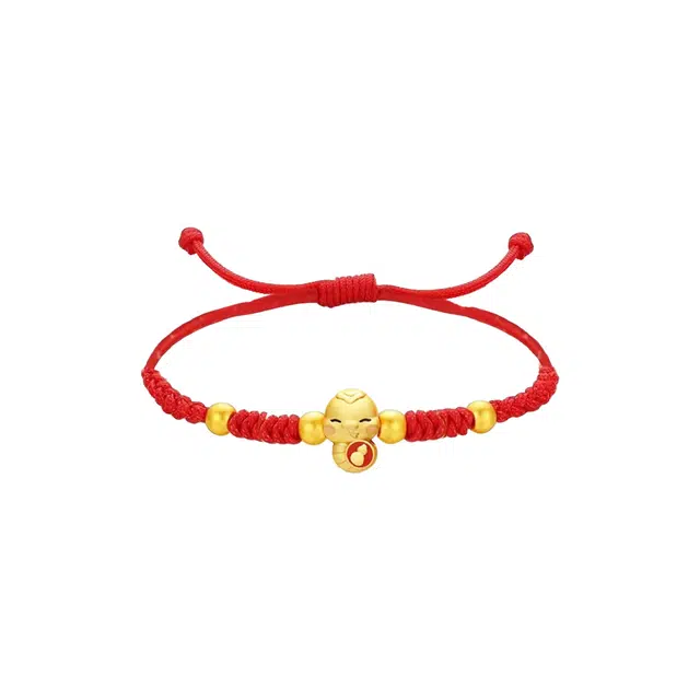 前方大荒野 福禄蛇红绳福禄双全吉祥如意招财纳福新中式潮流时尚小众设计轻奢高级感蛇年本命年#好运 织物 手绳 男女同款情侣款