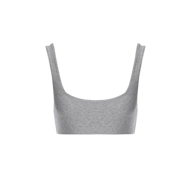 NAKED WARDROBE Scoop Tank Crop Top NW