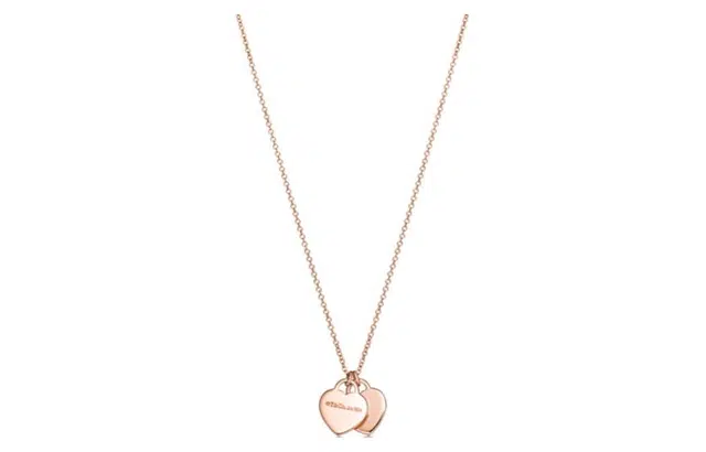 Tiffany & Co. Return to Tiffany Double Heart Tag Necklace