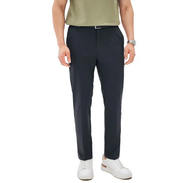 丹宁哲学 薄如蝉翼轻盈凉感石墨烯面料轻户外通勤长裤休闲裤 男款