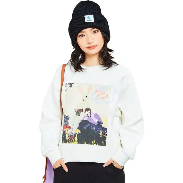 木果果木 学院风舒适简约休闲卫衣 女款