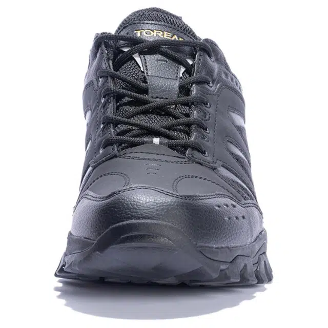 探路者 户外运动舒适 防滑耐磨 低帮 徒步鞋 男款 黑金色