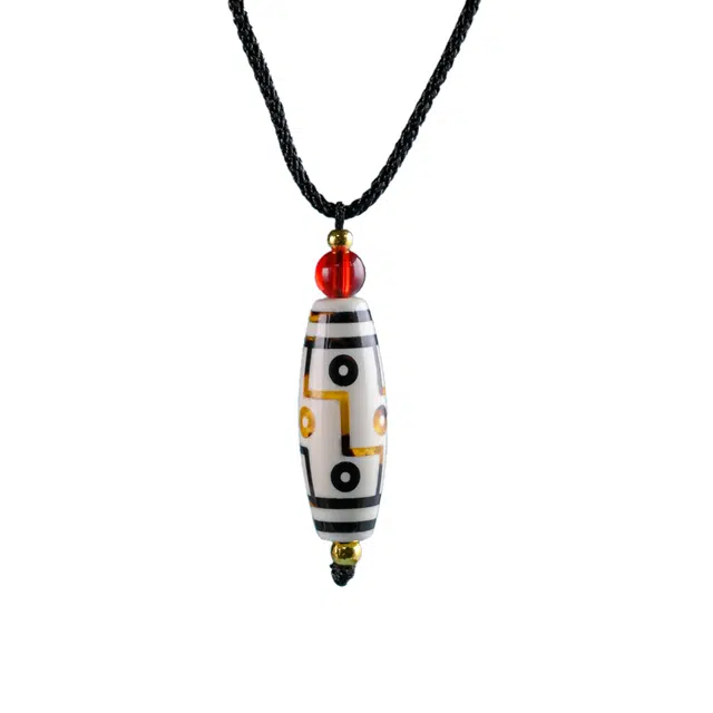 灵晔 新中式国潮 高端大气 优雅百搭 轻奢淡雅高级感 八方来财 财源广进 吉祥如意 平安喜乐 诸事顺遂处理 猛犸 项链 男女同款情侣款