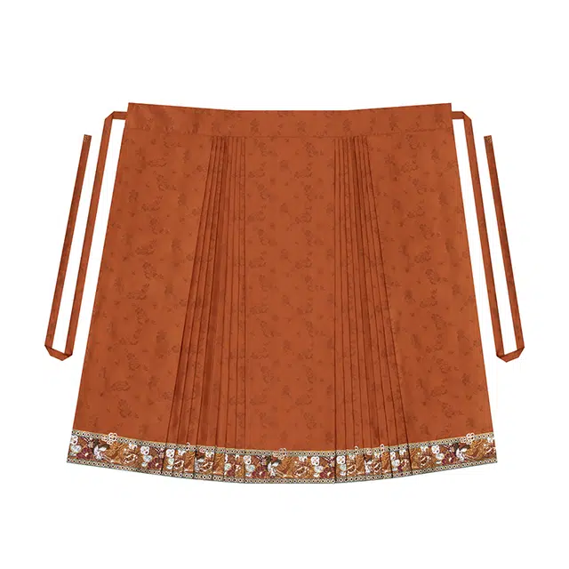 织造司 原创明制汉服妆花立领对襟长袄苏绣补子马面裙汉服 女款