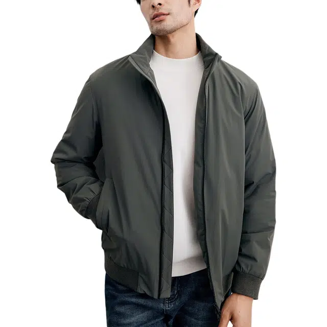 丹宁哲学 超柔科技保温棉填充保暖立领标准棉服 男款