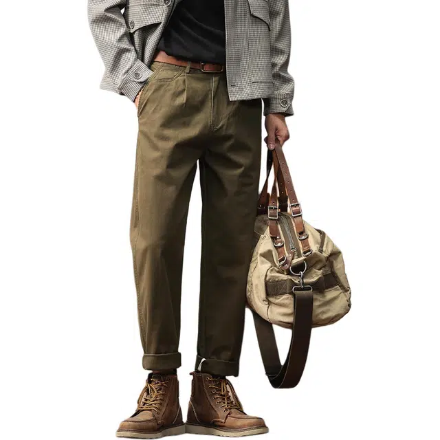 格蓝鹿 格蓝鹿原创设计款原创经典气质出众长裤休闲裤 男女同款