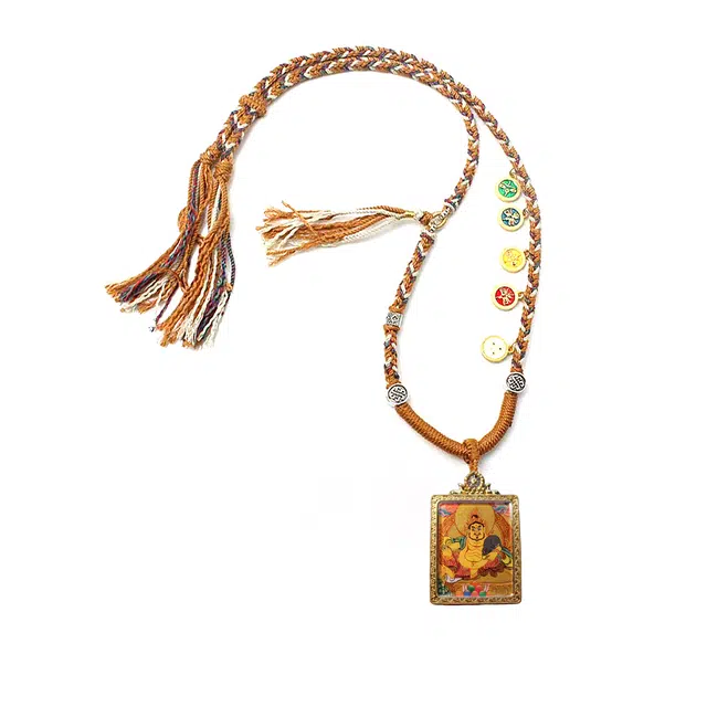 玉临门 偶遇  百年好合    佳偶天成  爱情甜蜜唐卡复古民族风手工绳#好运 合金 项链 男女同款情侣款