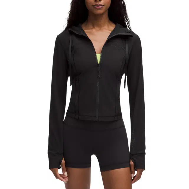 lululemon Define Cropped Hooded Jacket Mesh