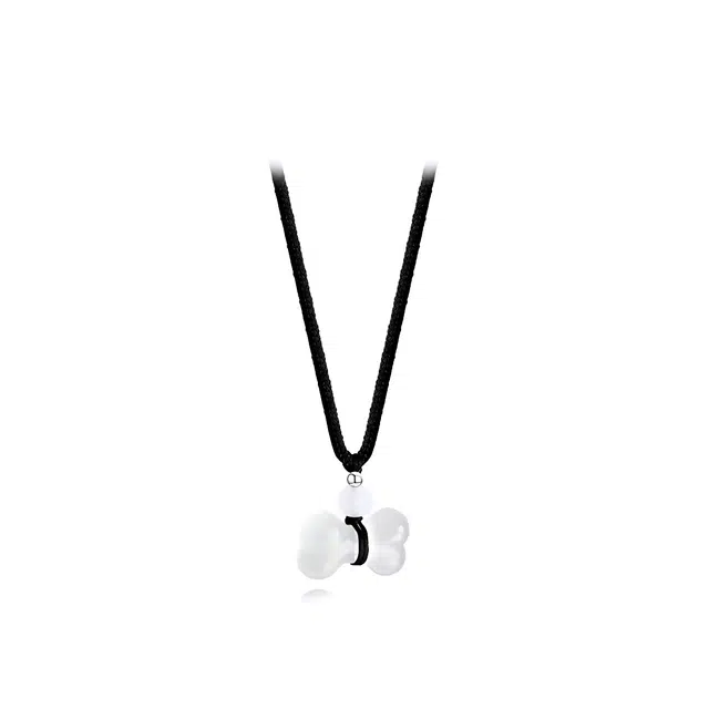 月岚 小猫小狗 幸福长久 为爱加冕 爱情贴贴 时尚简约小众设计 玉髓 项链 男女同款情侣款