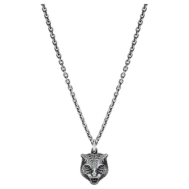 Gucci Tiger Head Pendant Necklace