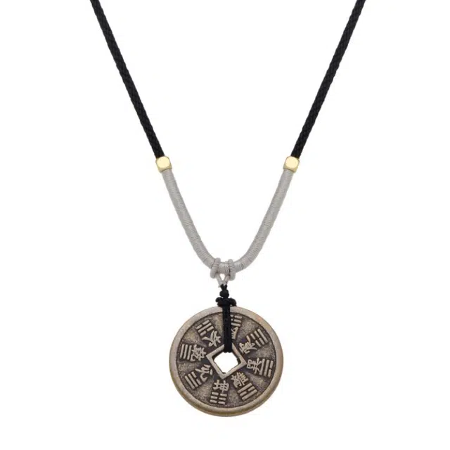 华髻 新中式国潮古风铜钱 复古高级感 小众古风古装饰品可调节 民族风 项链 男女同款情侣款