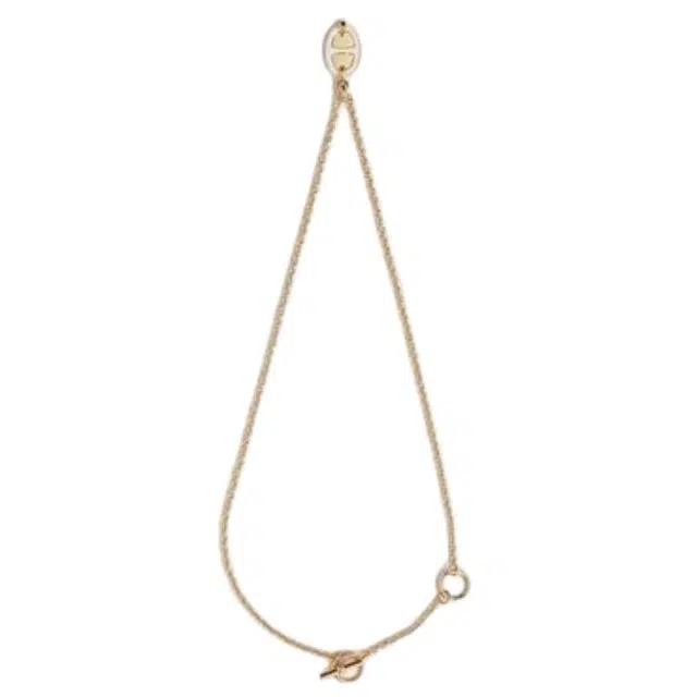 Hermes Original Cold Gold Necklace White