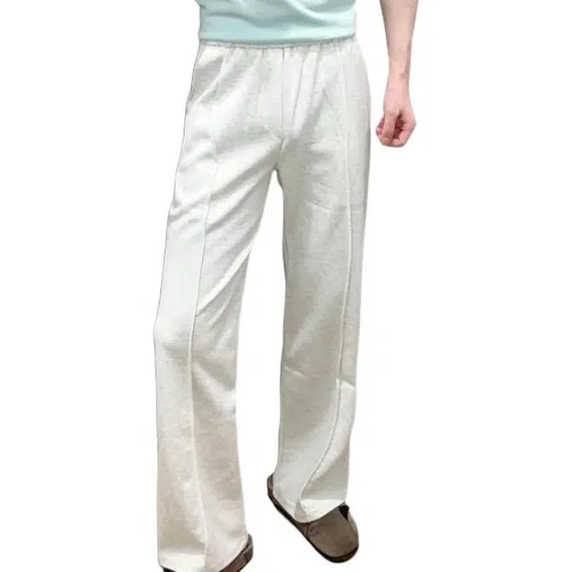 黑马漫画 美式高级感弯刀薄款卫裤直筒宽松垂感长裤休闲裤 男女同款