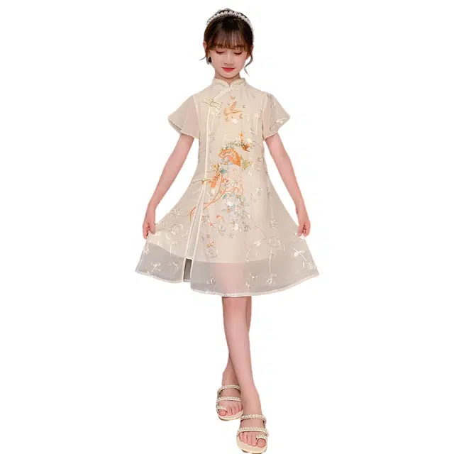 泰迪珍藏连衣裙 短袖简约舒适时尚亲肤 儿童款