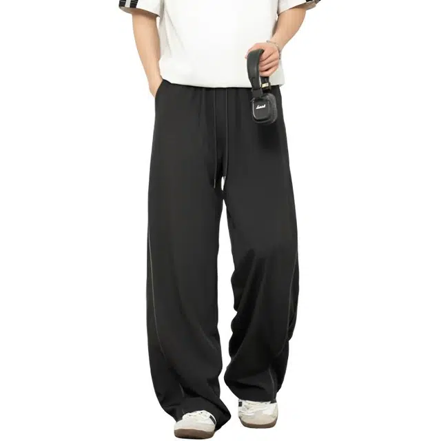 沐诚阳译 复古直筒宽松潮牌运动休闲裤 男款