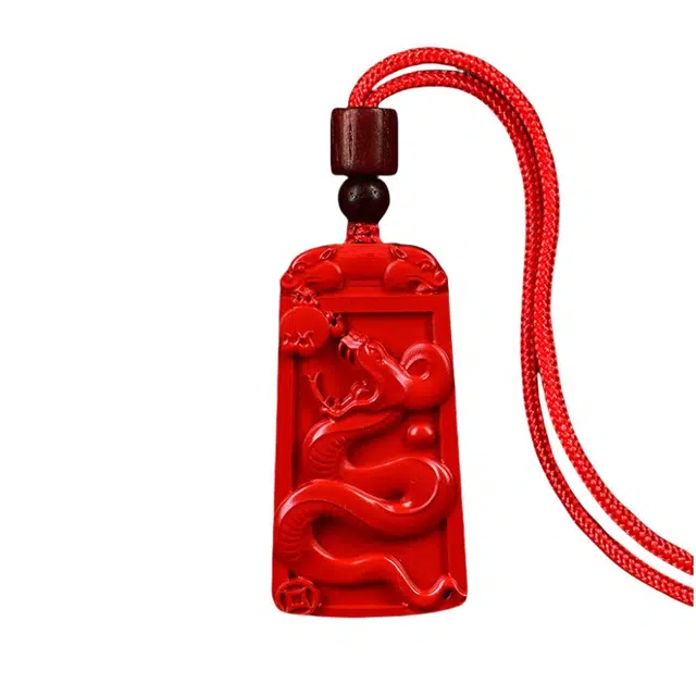 媚之吻 复古风十二生肖 再造辰砂朱砂 项链 男女同款情侣款