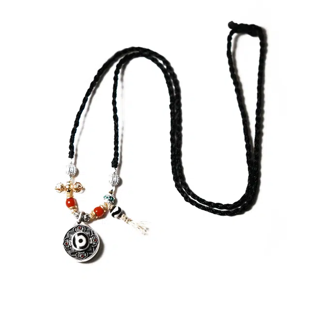 【五路财神来敲门】 玉临门 财运亨通 时来运转 一眼玛瑙珠珠项链 复古民族风首饰 个性百搭转运招财#好运 玛瑙 玉石项链 男女同款情侣款