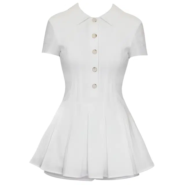 怪力萝莉 美式百搭舒适简约短袖连衣裙 女款