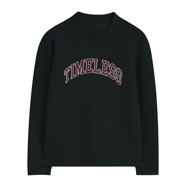 丹宁哲学 贴布绣花内里磨毛空气层圆领卫衣 男款