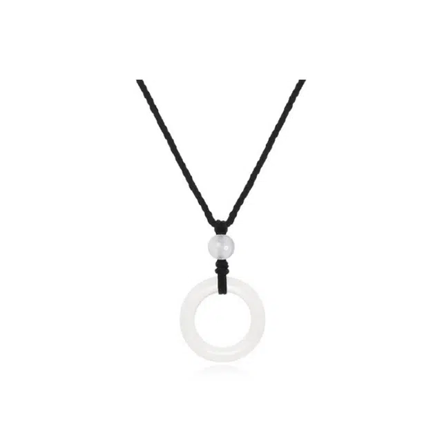 京华录 古风平安扣 新中式 精致古典 国潮复古风 优雅气质 小众设计感 个性高级感 禅意 菩提根 项链 男女同款情侣款