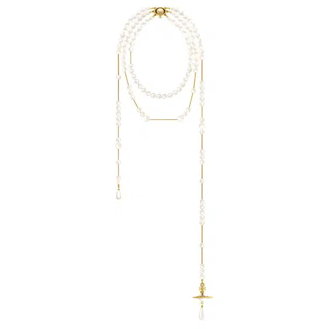 Vivienne Westwood Broken Pearl Necklace