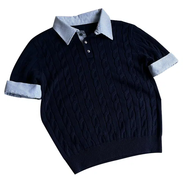 YICHEN miucleanfitboxyPolo