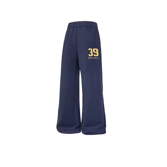 奇迹街区 美式复古直筒卫裤潮牌百搭宽松阔腿休闲裤 男女同款