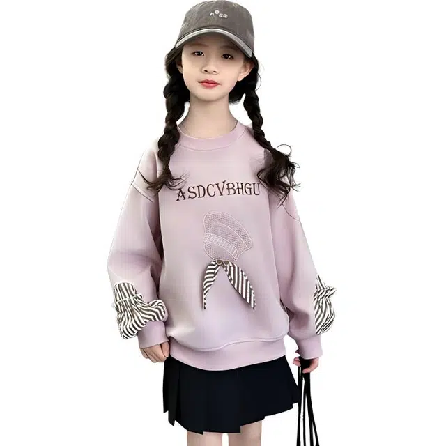 俞兆林卫衣 韩范童趣系列 圆领舒适简约长袖 儿童款