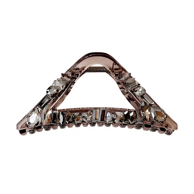 左欧 大号大容量发量大高级感气质后脑勺盘发三角形鲨鱼 亚克力 发夹 女款