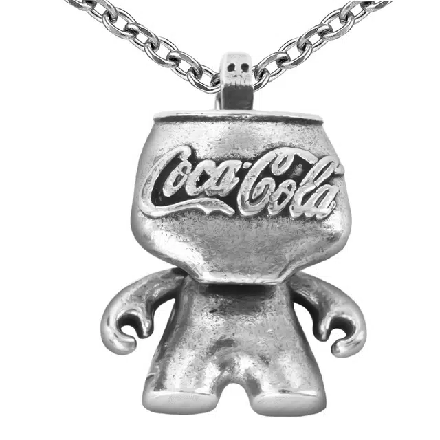 【免费刻字】 白木黑冰 波波系列 红色时代 新中式原创设计高级感时尚潮流 银合金 项链 男款 礼盒