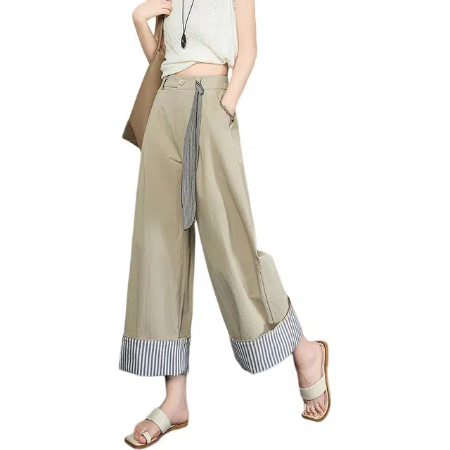 法文箱子 夏 高级感女式直筒裤休闲裤 女款