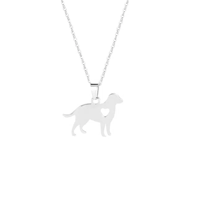 大唐国鼎 小狗 简约时尚 轻奢 小众设计 可爱风 合金 项链 女款