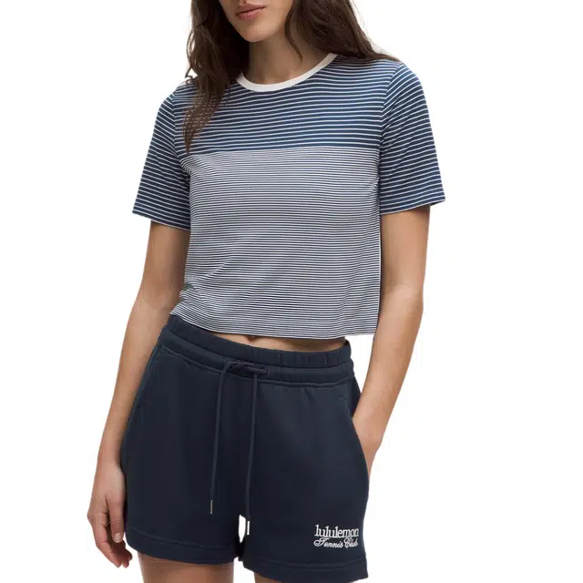 lululemon Classic-FitCropped Seamless MarinerSilverescent X-STATIC T