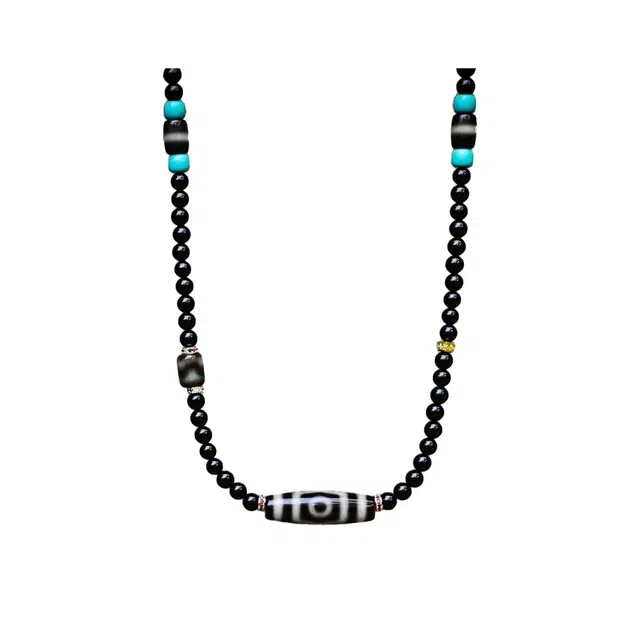 【已祝 福加 持】 玉临门 扭转乾坤 藏式天珠个性百搭民族风招财进宝旺桃花前途似锦#好运 玛瑙 项链 男女同款情侣款