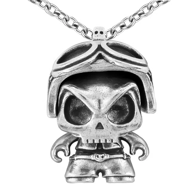 【免费刻字】 白木黑冰 波波系列 驰 新中式原创设计高级感 银合金 项链 男款 礼盒