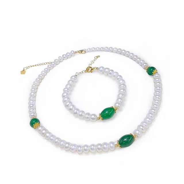 贝诗 时尚优雅妈妈链气质优雅富贵大气淡水珍珠礼盒套装妈妈婆婆送礼气质设计感名媛珍珠项链女款