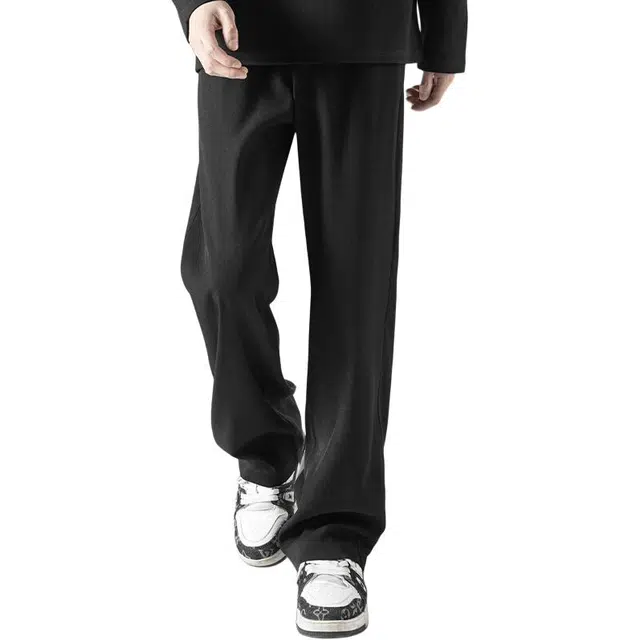 童先森 时尚百搭薄款直筒中腰宽松休闲裤 男款