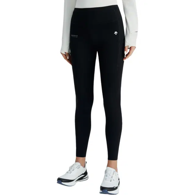 DESCENTE WOMENS RUNNING logo BK-BLACK