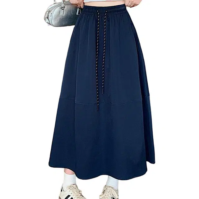 思蓓儿 温柔时尚舒适百搭纯色休闲长裙 女款