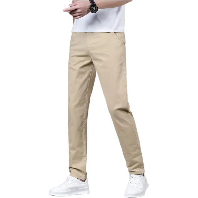 吉肯蒂 美式修身裤舒适长裤商务直筒休闲裤 男款